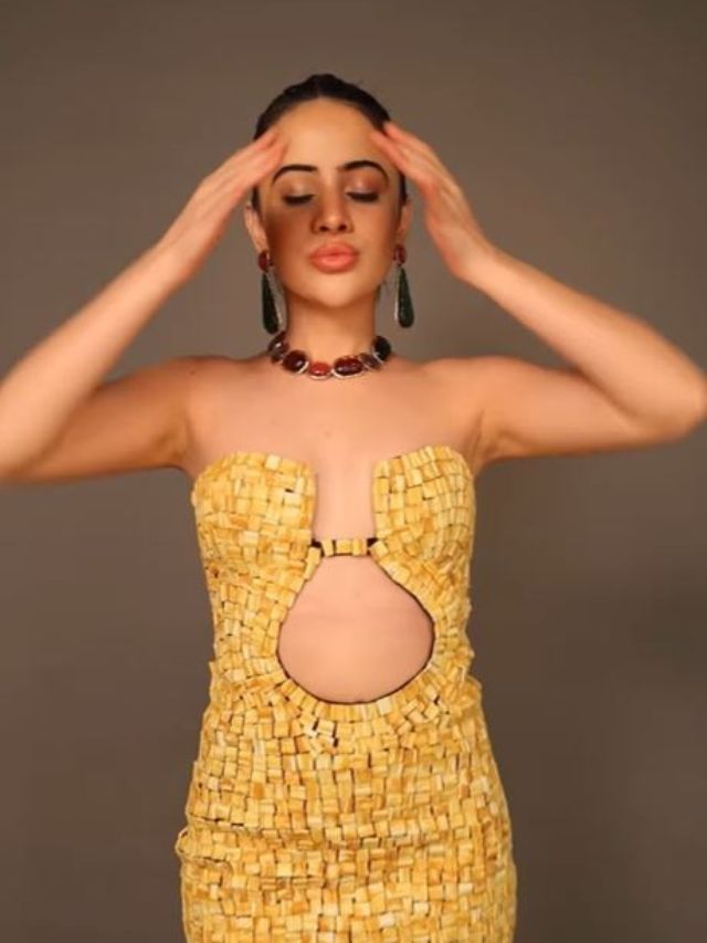 Urfi Javed’s New Look: Dress made out of cigarette butts