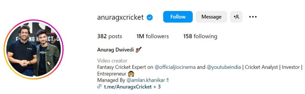 Anurag Dwivedi Instagram